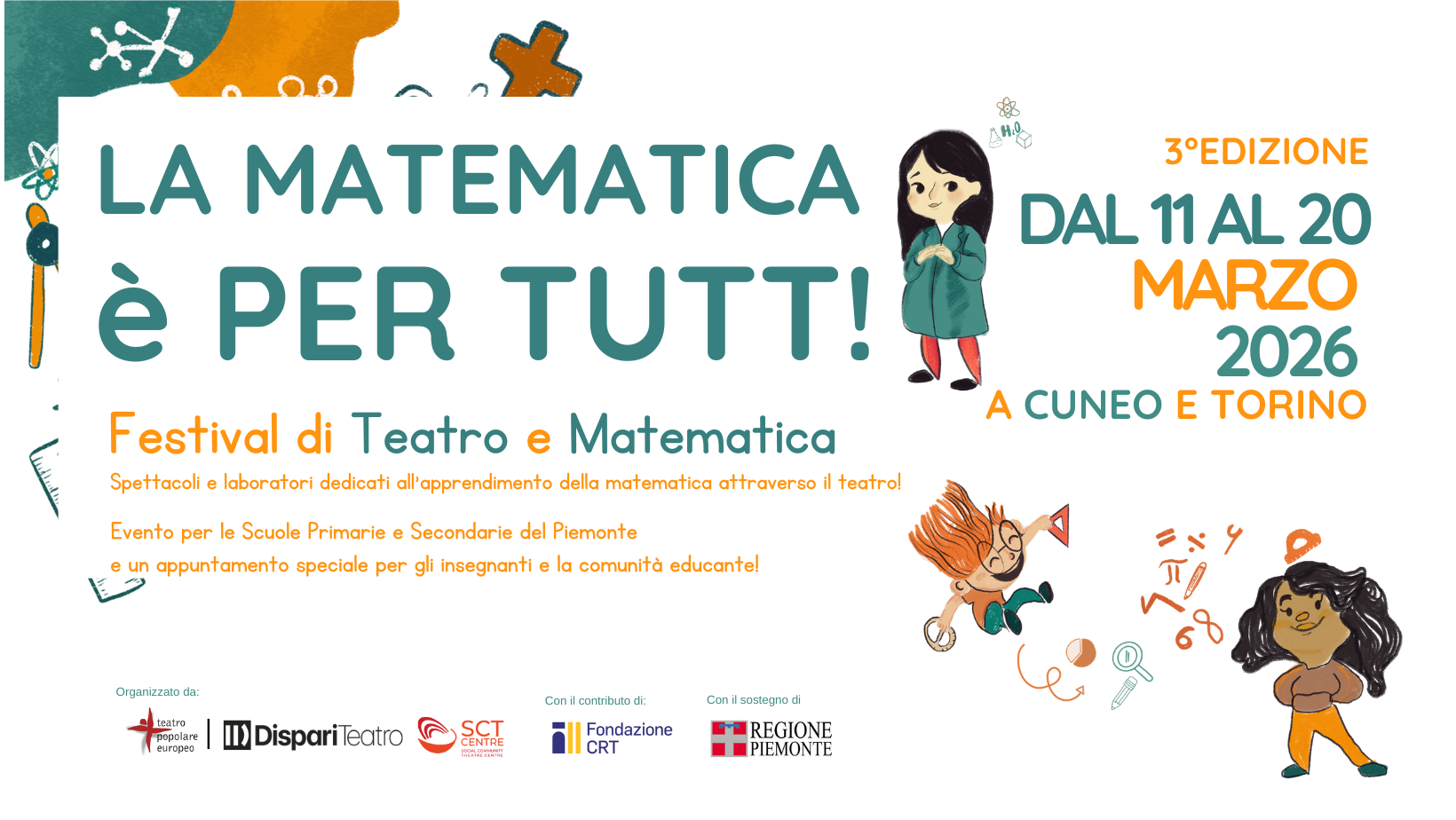 Locandina Festival di Teatro e Matematica